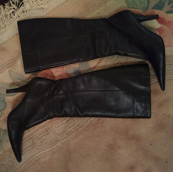 Nine West Shoes - Nine West genuine leather stiletto boots 7
